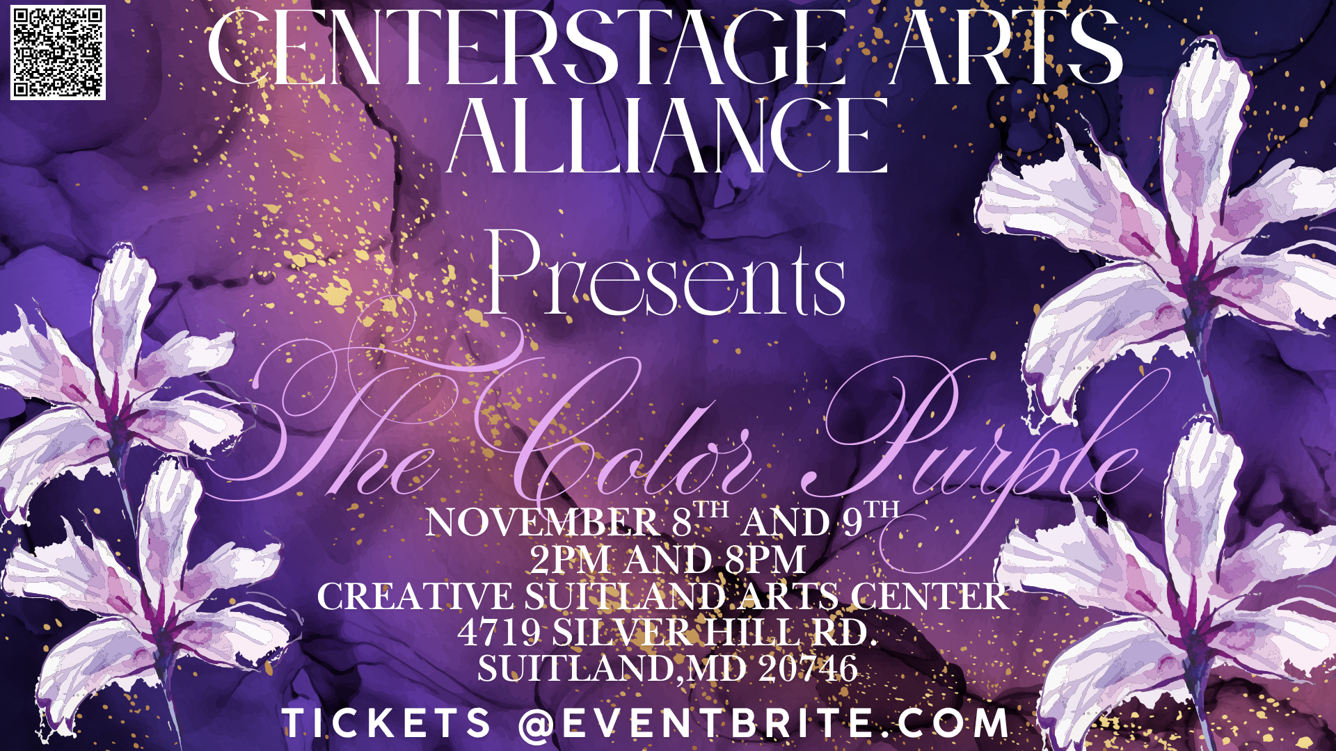 CenterStage Arts Alliance Presents: THE COLOR PURPLE — Creative